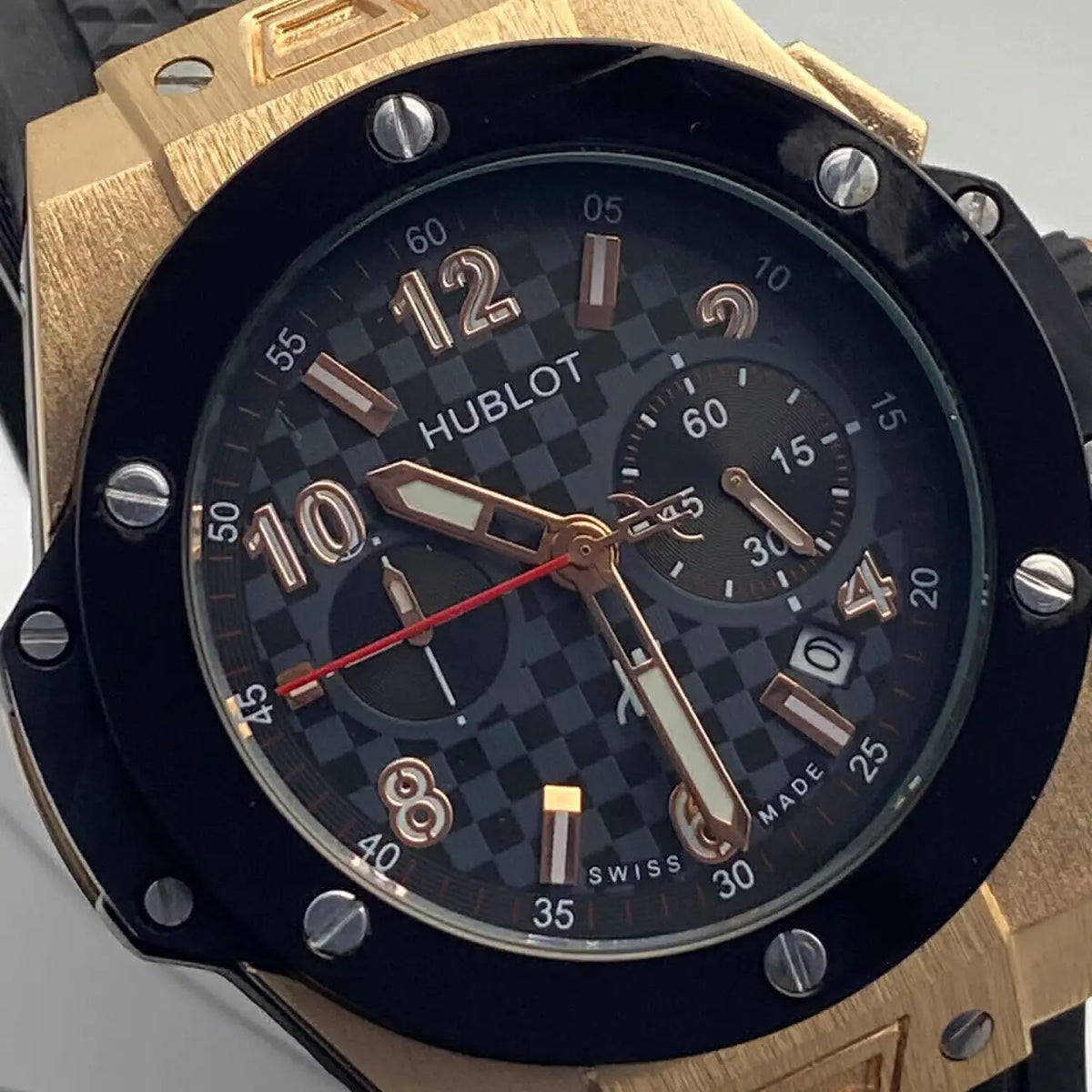 Relógio Hublo Big Bang Preto/ Dourado - foto 7
