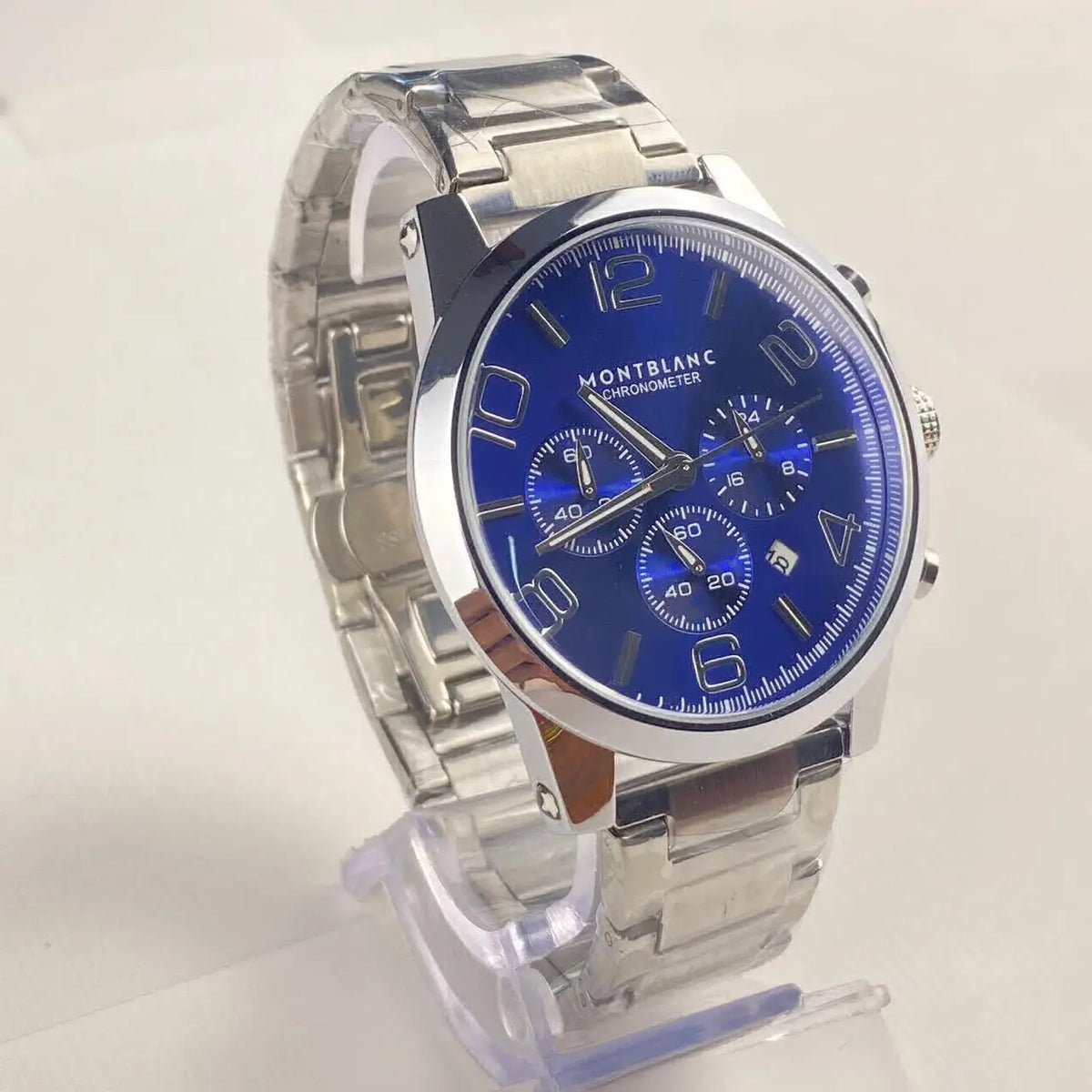 Relógio Montblan Time Walker Azul - foto 3
