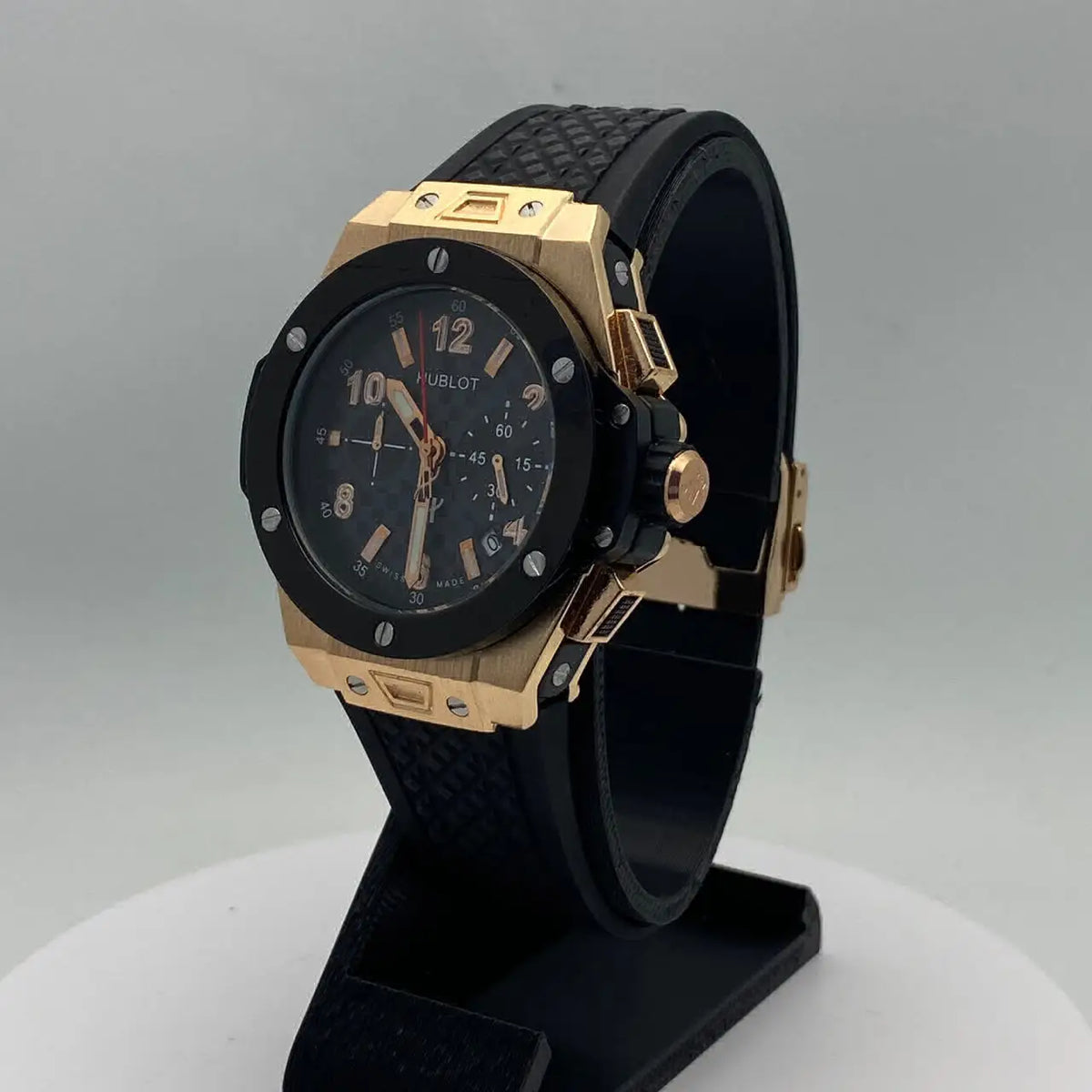 Relógio Hublo Big Bang Preto/ Dourado - foto 3